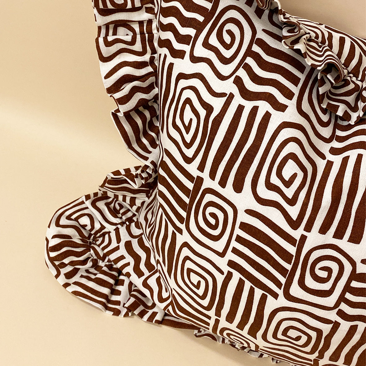 Pillow cover / Athena / Cacao