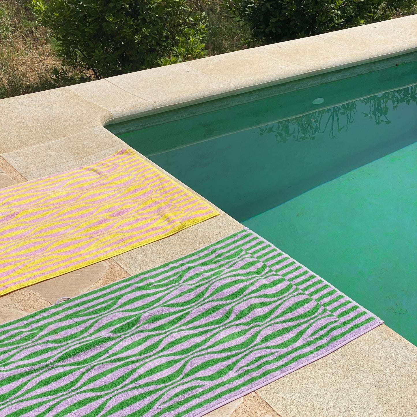Henny Towel - Rhubarb & Custard - Two sizes
