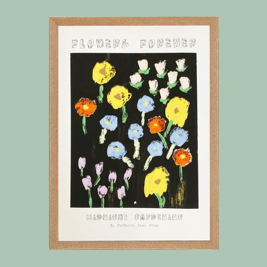 Gicleé Print - Midnight Gardening