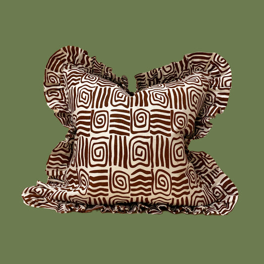 Pillow cover / Athena / Cacao