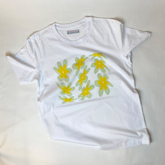 BLOSSOMS Shirt in Organic Butter colourway