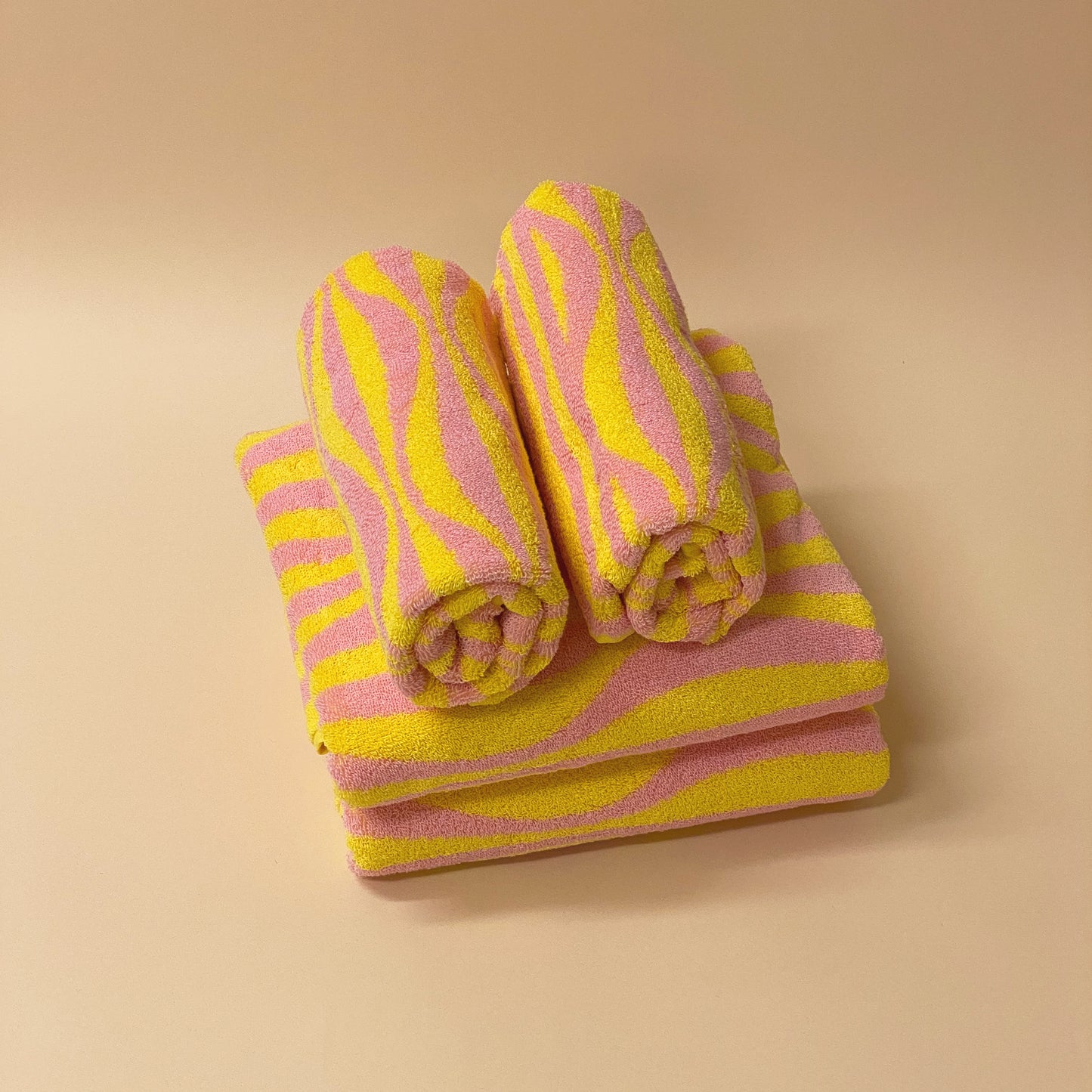 Henny Towel - Rhubarb & Custard - Two sizes