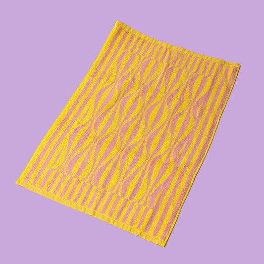 Henny Towel - Rhubarb & Custard - Two sizes