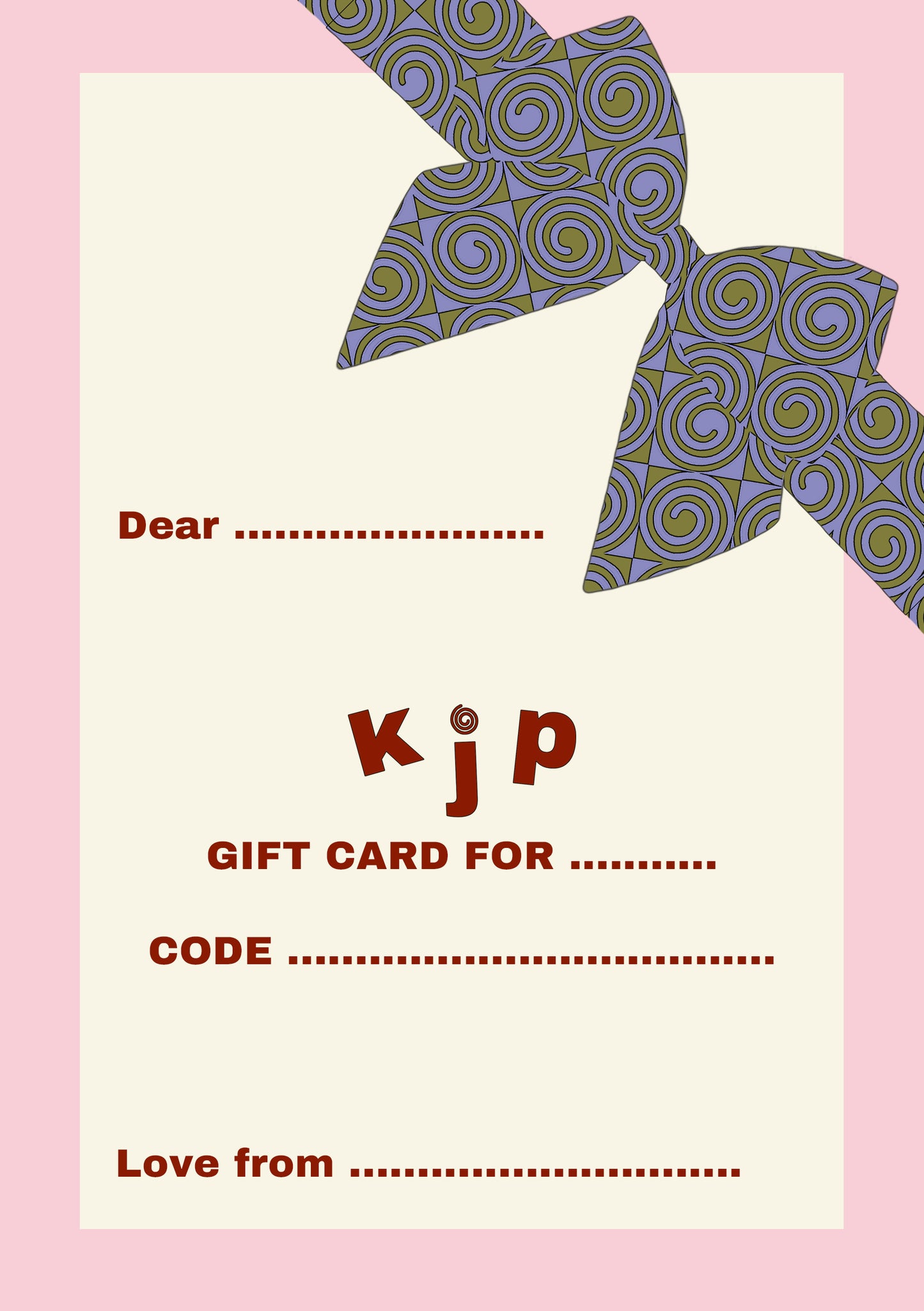 KJP Gift Card