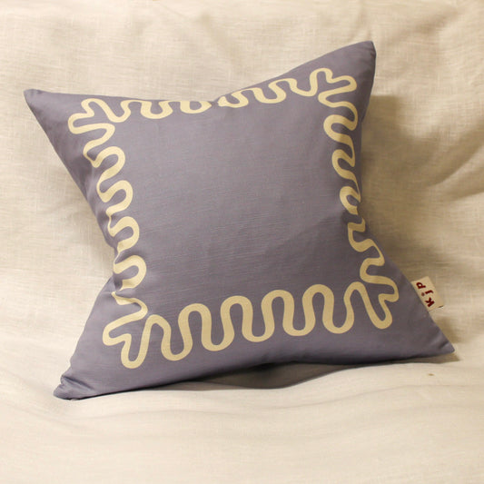 Pillow / Meander / Cornflower