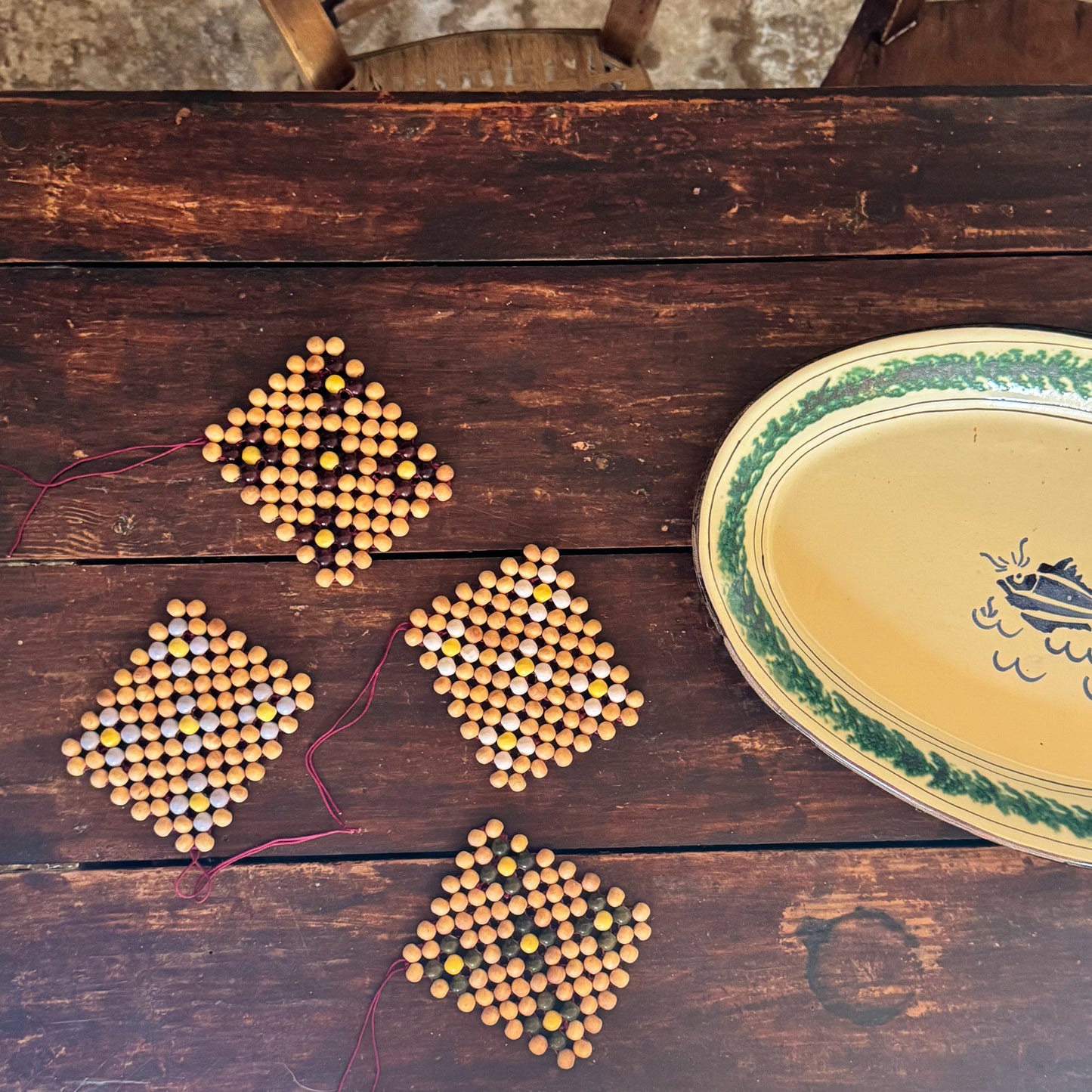 Prairie - Beaded Coasters